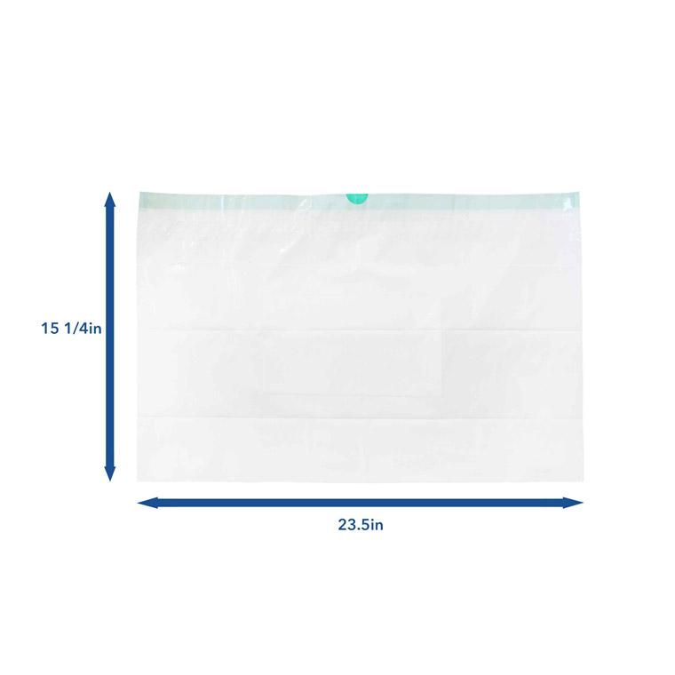 CareBag-bedpan-liner-dimensions