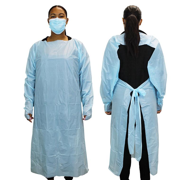 Cleanis-isolation-gown-front&back
