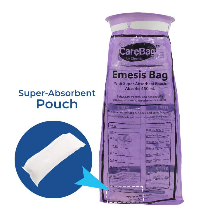 CareBag-emesis-bag-with-super-absorbent-pouch-hospital